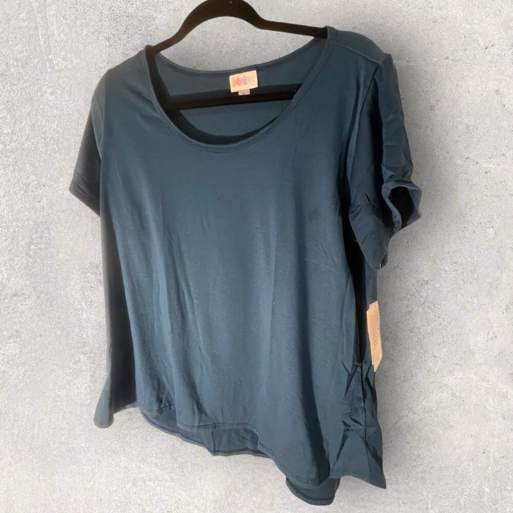 LuLaRoe Classic T - NWT-XL-Blue Grey Solid-HTF unicorn